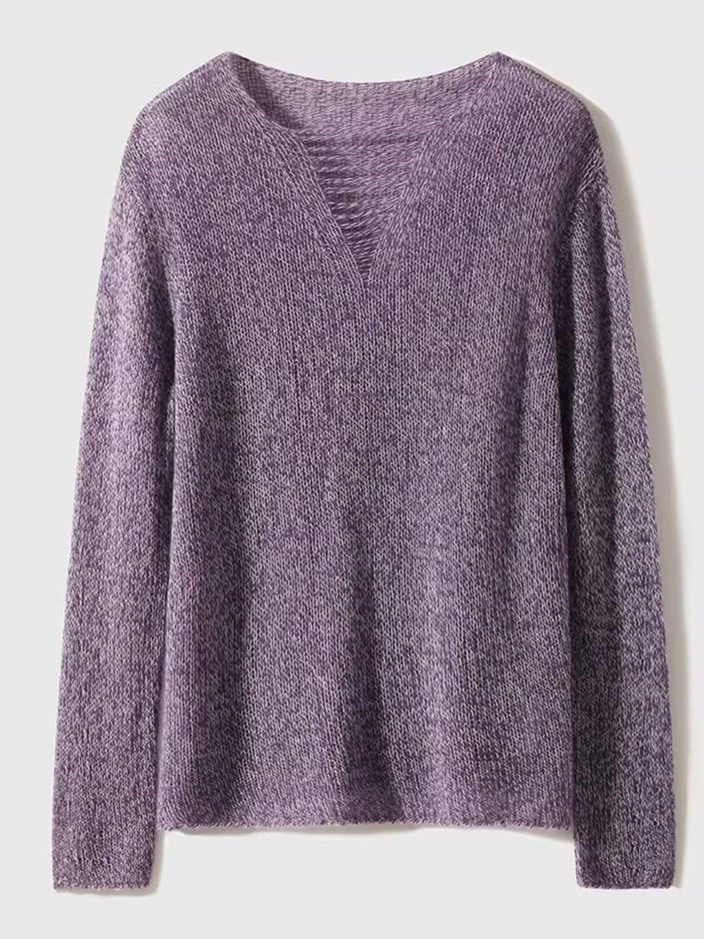 Mia Casual Crew Neck Hollow Knitted Top