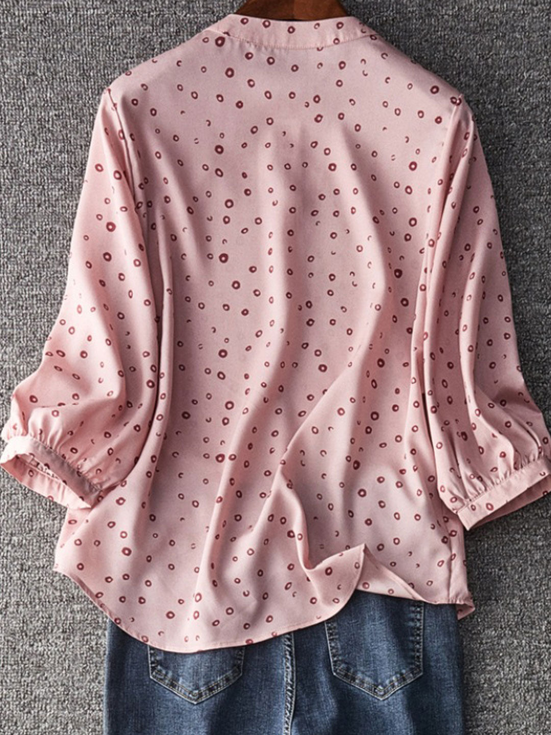 Kylie Chic Crew Neck Chiffon Floral Top